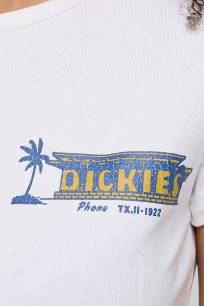 Dickies Diner Tour Tee White