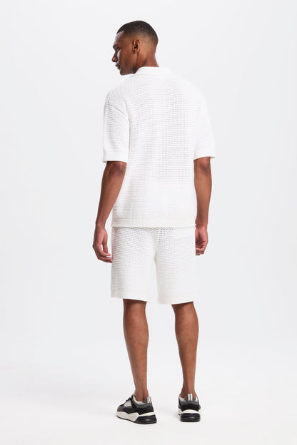 THE MATESE CROCHET SS SHIRT