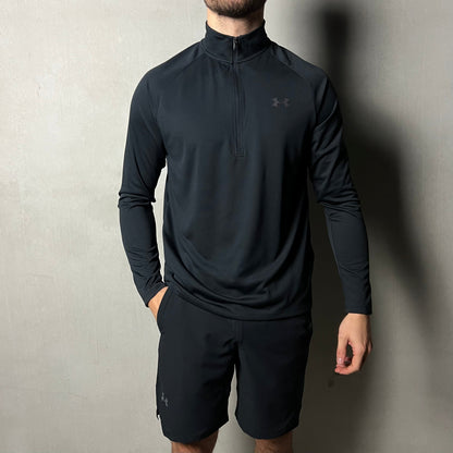 Under Armor Half-Zip Set Black 