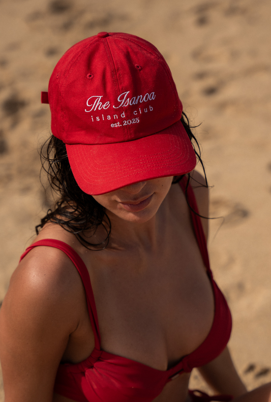 Beach cap ruby