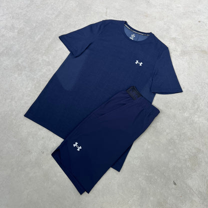 Under Armour Seamless Short Set Navy