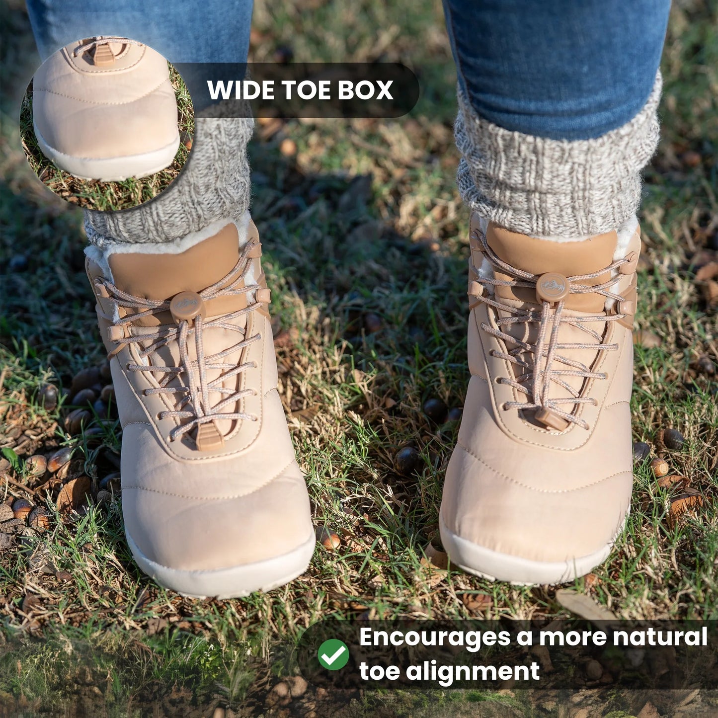HF Azura - Ergonomische & Ondersteunende Winter Blotevoeten Schoenen (Unisex)