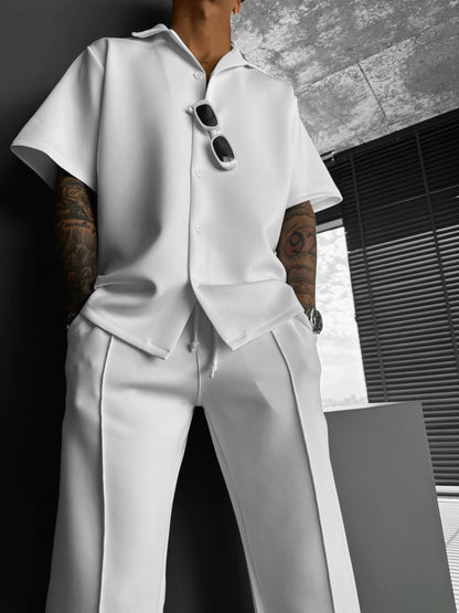 Loose Fit Diving Pants - White