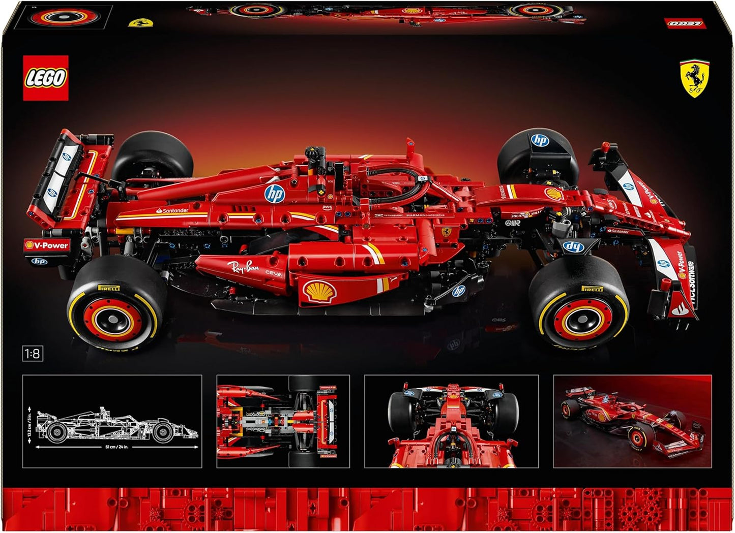 LEGO Technic Oracle Red Bull Racing RB20 F1 & Technic Ferrari SF-24 F1