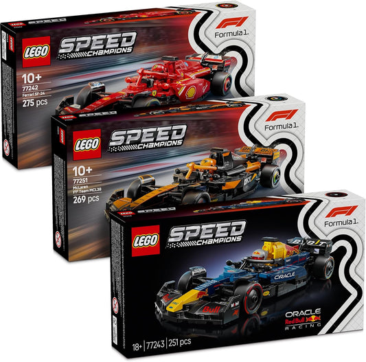 Lego F1 nieuwe set: Top 3 (77242, 77243 & 77251)