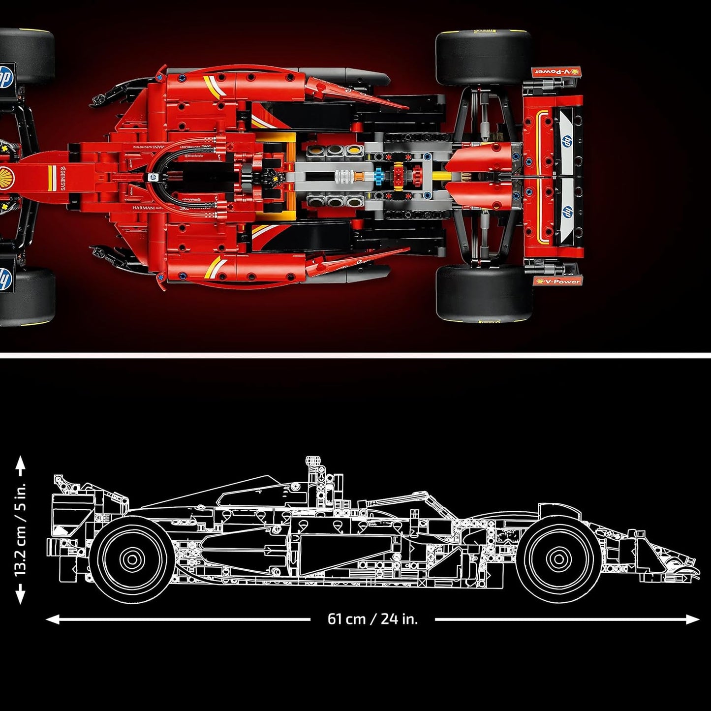 LEGO Technic Oracle Red Bull Racing RB20 F1 & Technic Ferrari SF-24 F1