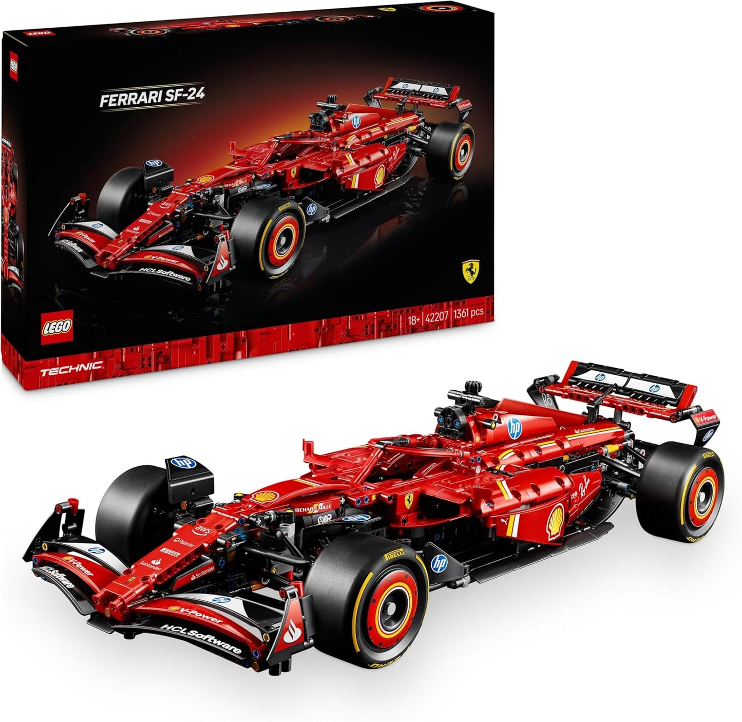 LEGO Technic Oracle Red Bull Racing RB20 F1 & Technic Ferrari SF-24 F1