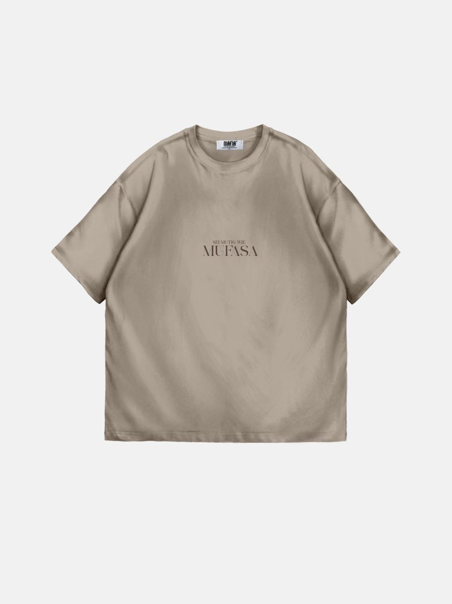 Oversize Lion T-Shirt - Beige 