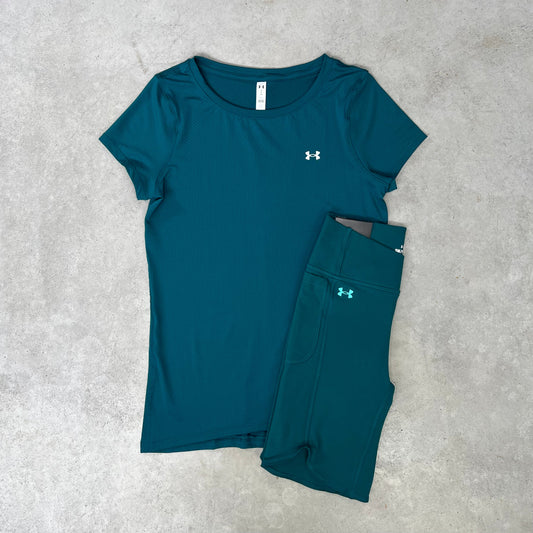 Under Armour Short Set Green Women