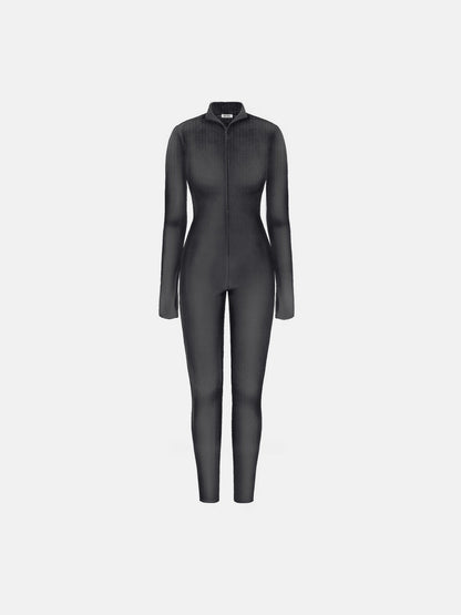 Full Body Zipper Suit - Anthracite