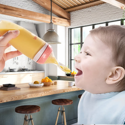 BabyHap™ | Van chaos naar controle, de knijpfles die alles verandert.