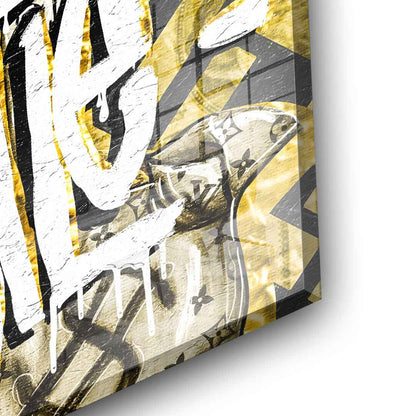 All Hustle Duck - gold leaf