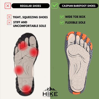 Caspian Adventure - Outdoor & Antislip Barefoot Schoenen (Unisex)