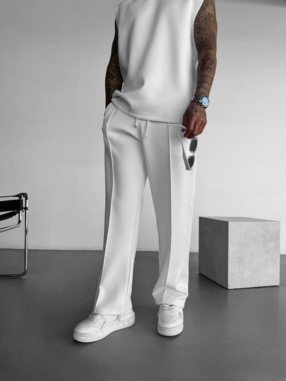 Loose Fit Diving Pants - White