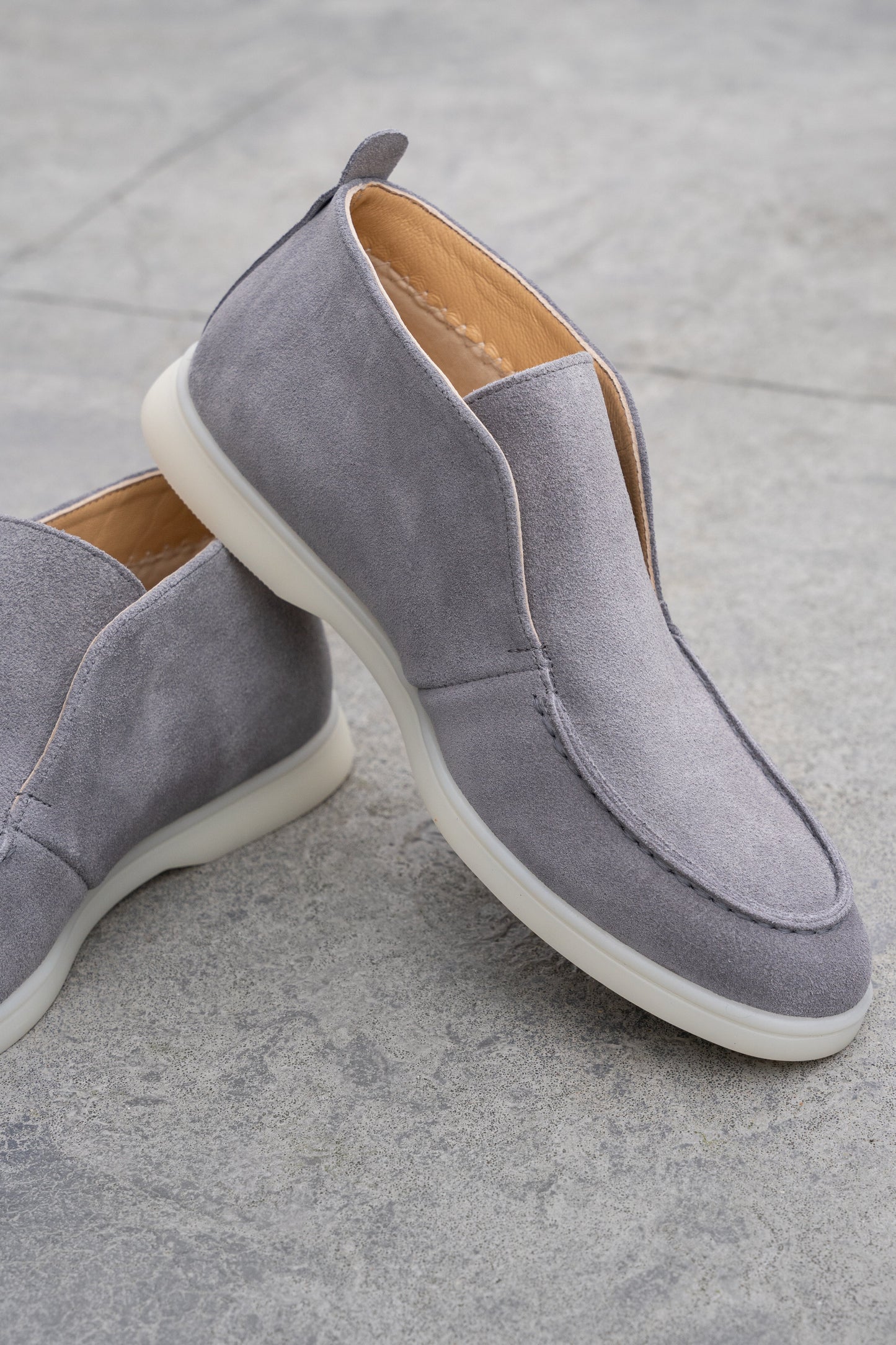 THE ARONA SUEDE LOAFERS