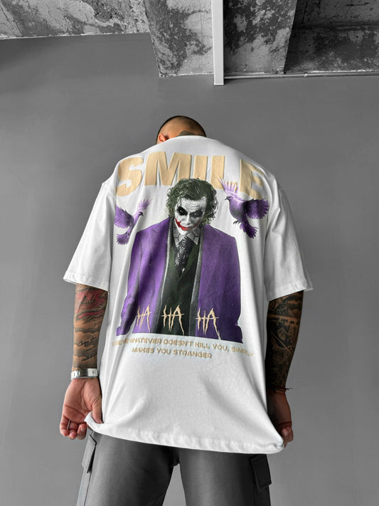 Oversize Smile T-Shirt - Ecru