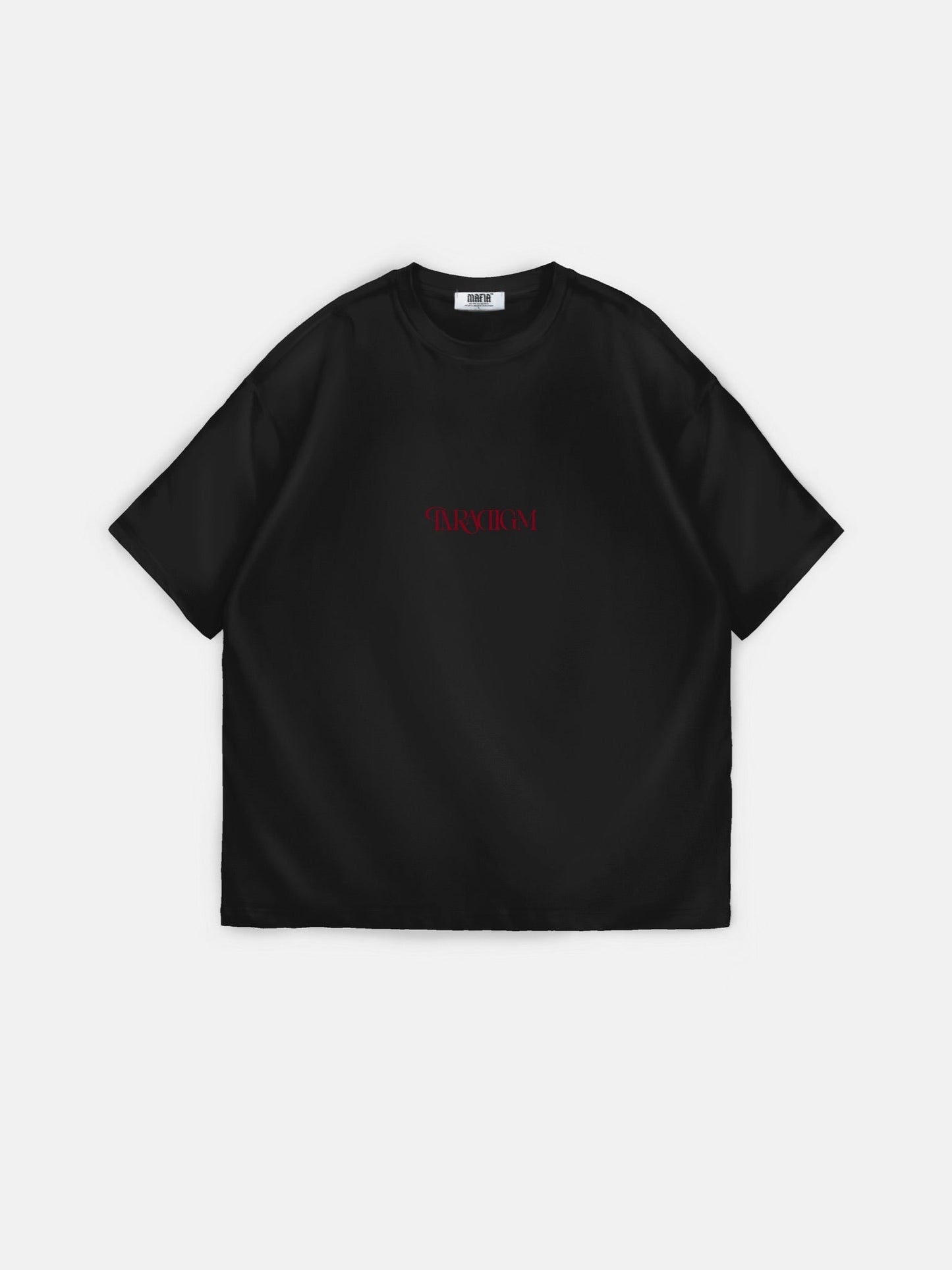 Oversize Paradigm T-Shirt - Black and Red