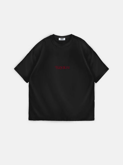 Oversize Paradigm T-Shirt - Black and Red