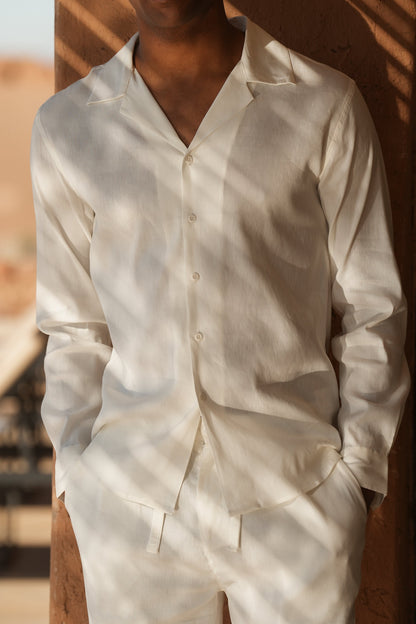 THE LINEN LS SHIRT