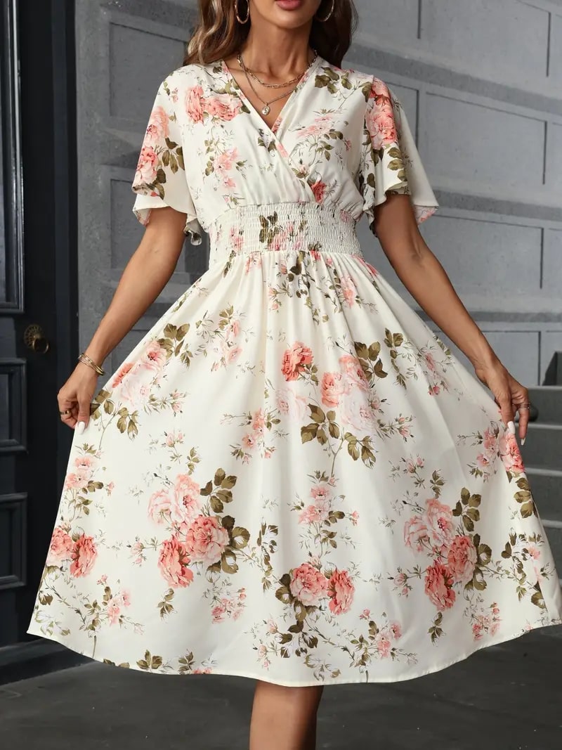 Liselotte | Elegante Bloemenjurk voor Lente en Zomer