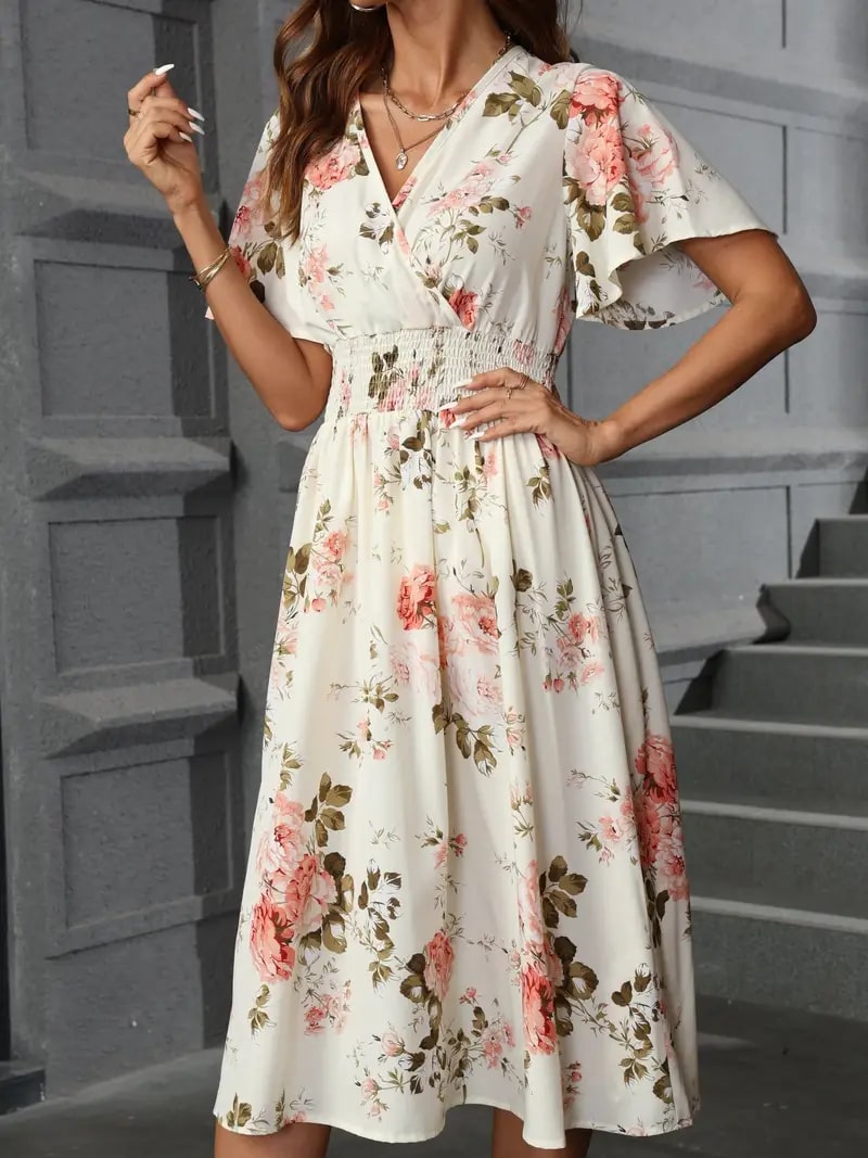 Liselotte | Elegante Bloemenjurk voor Lente en Zomer