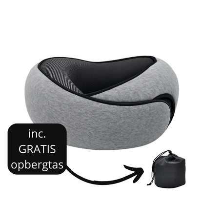 Snoozehub™ Ergonomisch Reiskussen – met Gratis Opbergtas