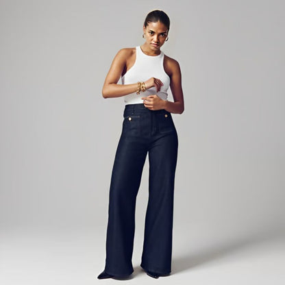 Riviera Flare™ damesjeans – High waist en flared denimstijl