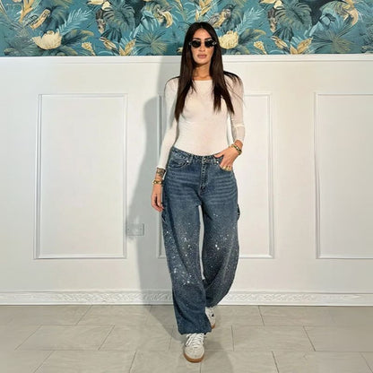 Stardust Cargo™ – Shiny Denim Statement