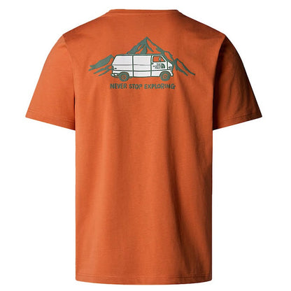 The North Face Mens Outdoor Graphic T Shirt Iron Bronze