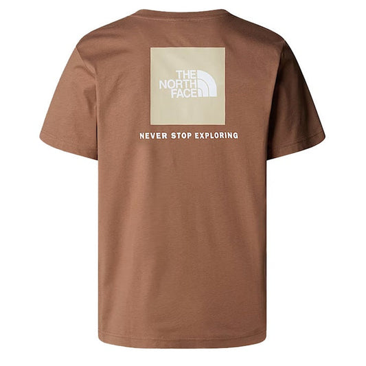 The North Face Mens Redbox T shirt Latte-Gravel