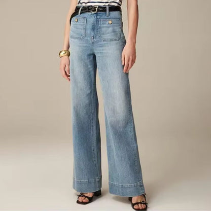 Riviera Flare™ damesjeans – High waist en flared denimstijl