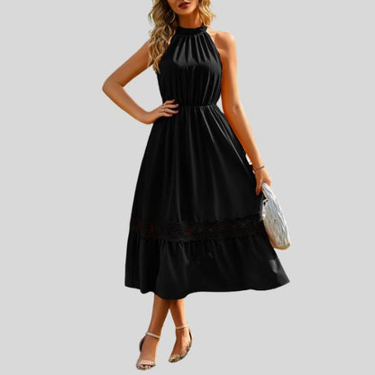Serenity | Elegante Maxi Jurk met Kantdetails