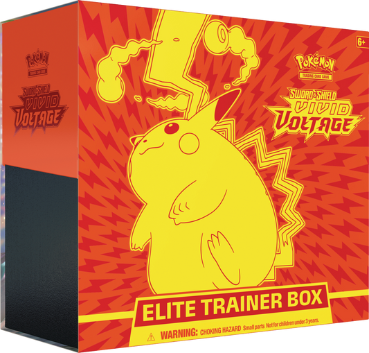 Pokémon TCG: Schwert &amp; Schild – Vivid Voltage Elite Trainer Box