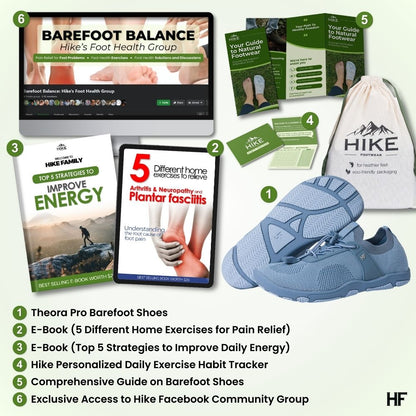 Theora Pro - Ergonomische, ondersteunende & antislip barefoot schoenen (2 kopen, 1 gratis)