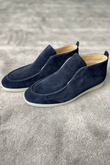 THE ARONA SUEDE LOAFERS