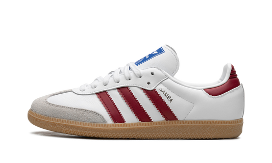 Adidas Samba OG | White Burgundy Gum