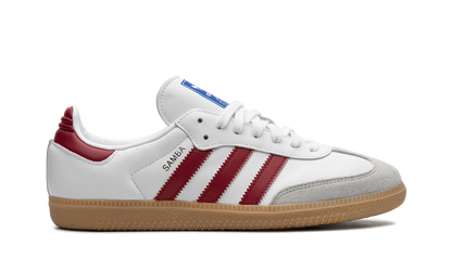 Adidas Samba OG | White Burgundy Gum