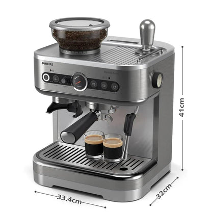 Philips Barista Brew Semi-Automatic Espresso Machine - Stainless Steel PSA3218/01