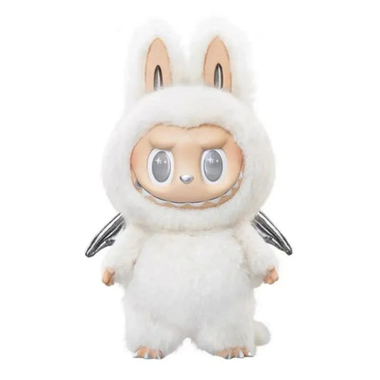 Pop Mart The Monsters Labubu Zimomo Angel in Clouds Figure + Tote Bag